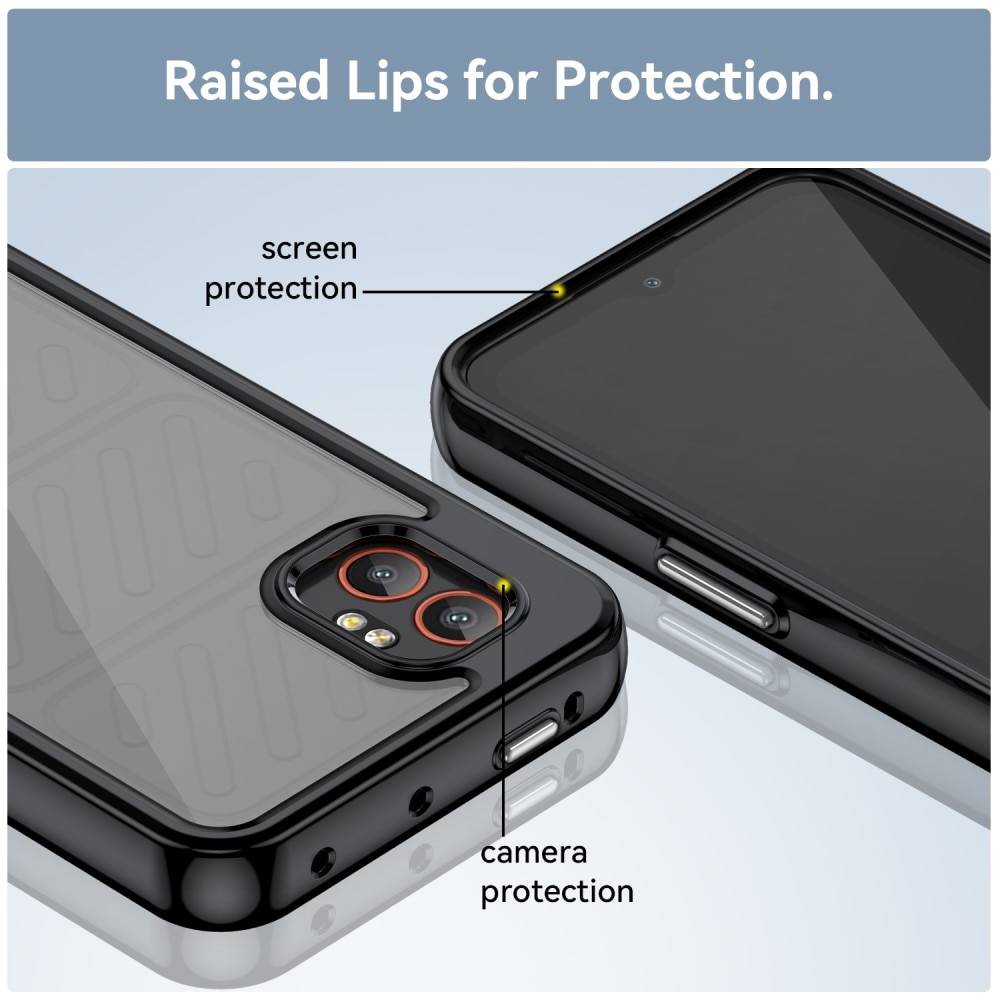 Coque hybride pour Samsung Galaxy Xcover 7 Pro, Noir
