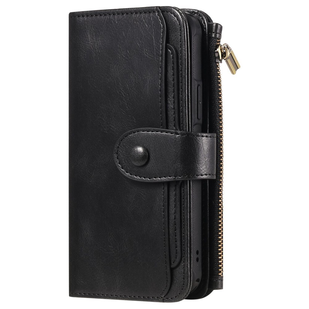 Magnet Leather Multi Wallet iPhone 14 Pro Max Noir