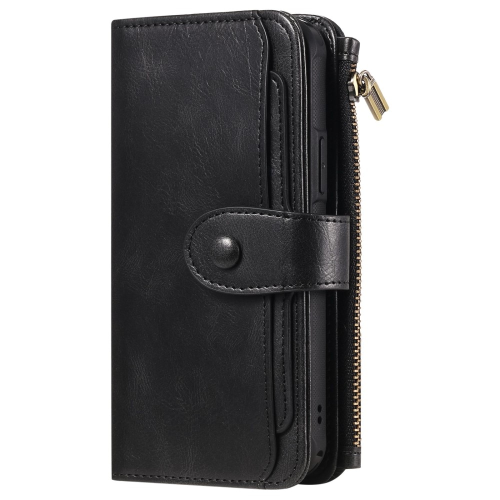 Magnet Leather Multi Wallet iPhone 14 Pro Noir