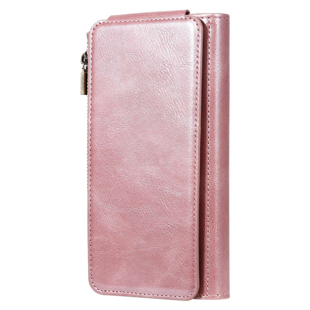 Magnet Leather Multi Wallet iPhone 14 Pro Rose