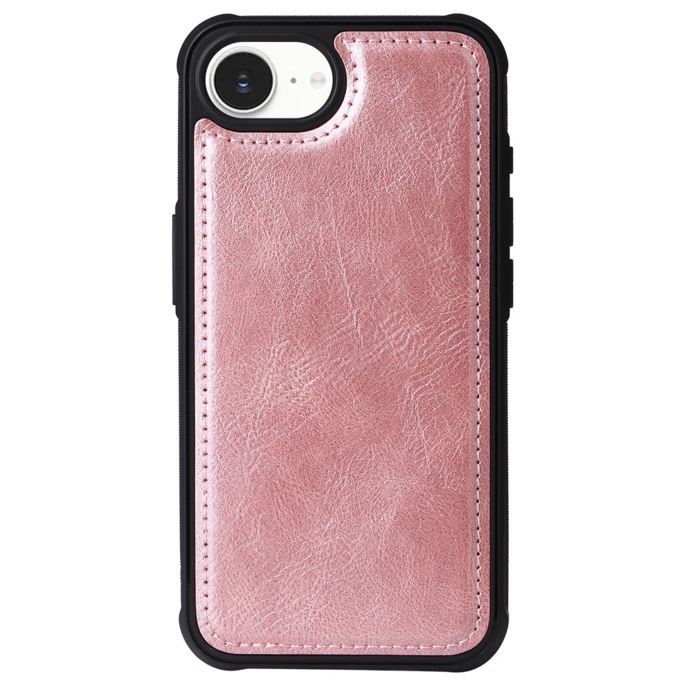 Magnet Leather Multi Wallet iPhone 16e, Rose