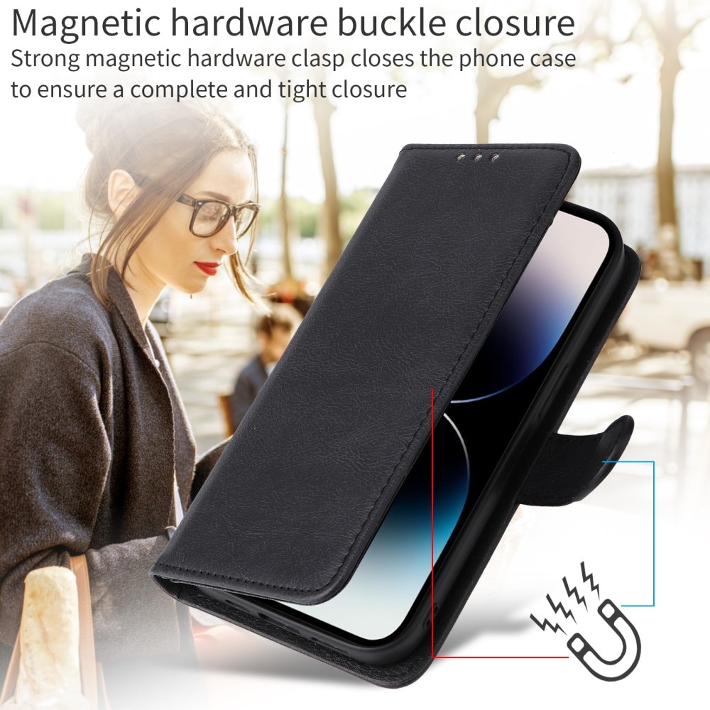 Étui magnétique Samsung Galaxy S25 Edge, noir