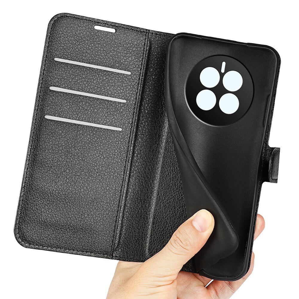 Coque portefeuille Huawei Mate 50, Noir