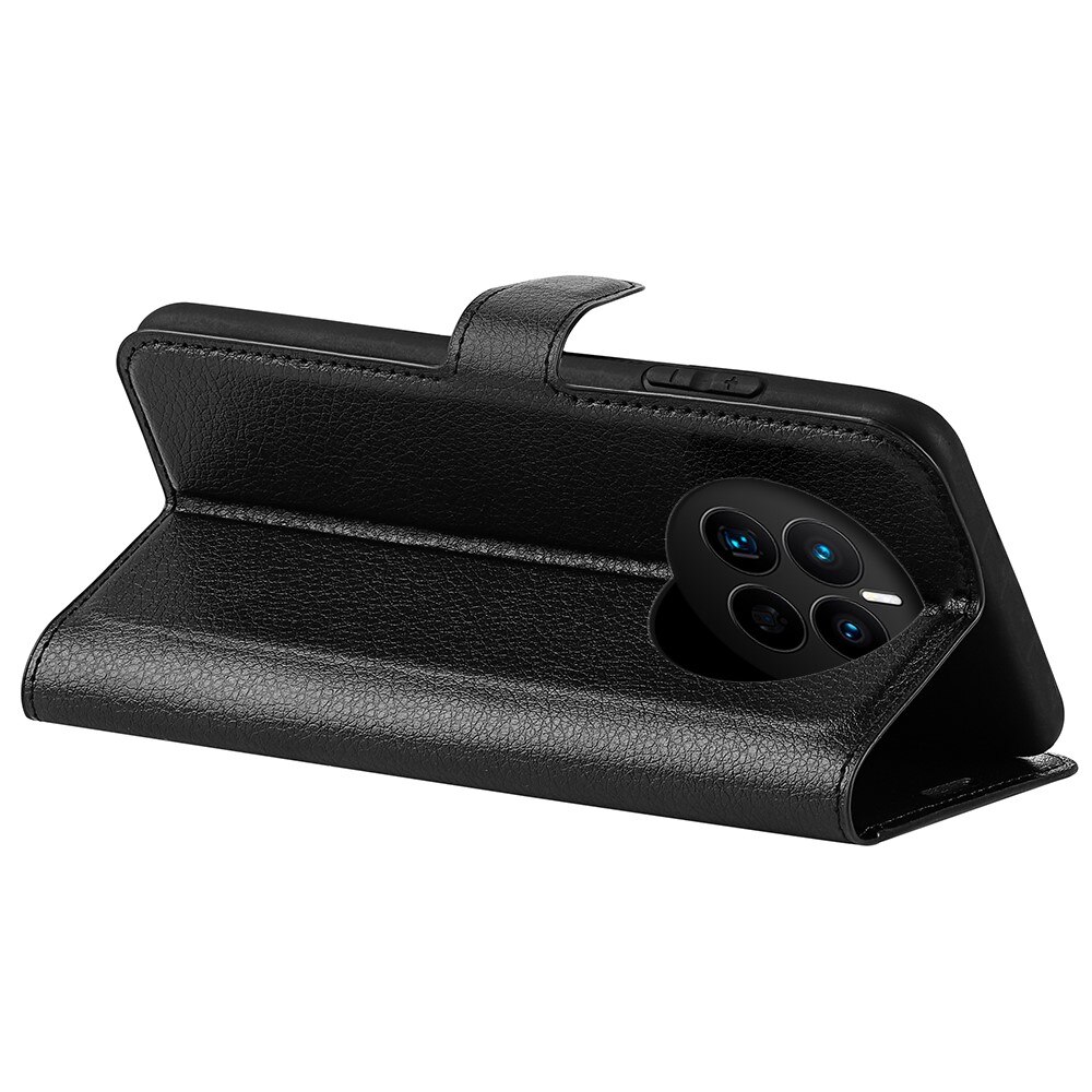 Coque portefeuille Huawei Mate 50, Noir