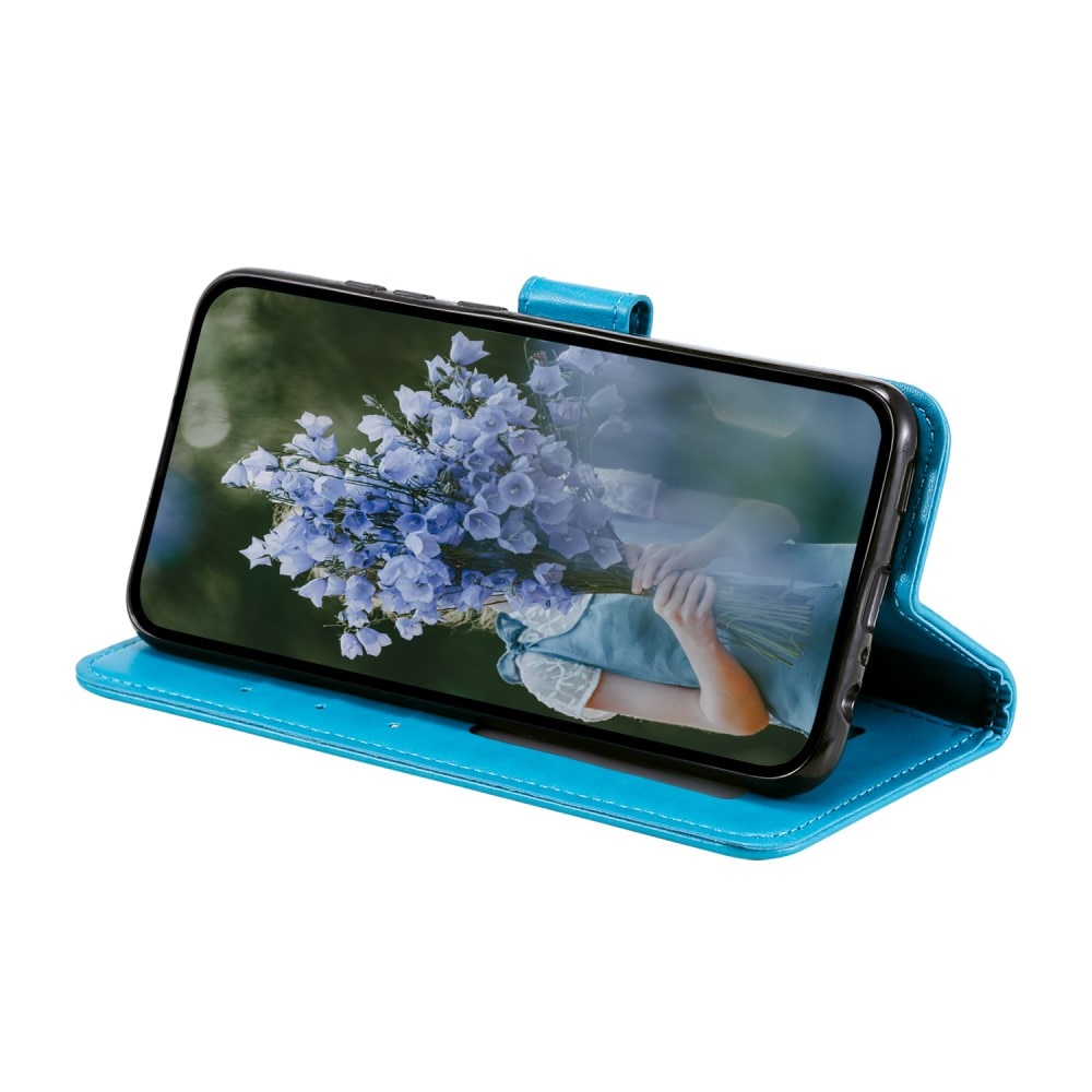 Étui en cuir Mandala Sony Xperia 1 VII, Bleu