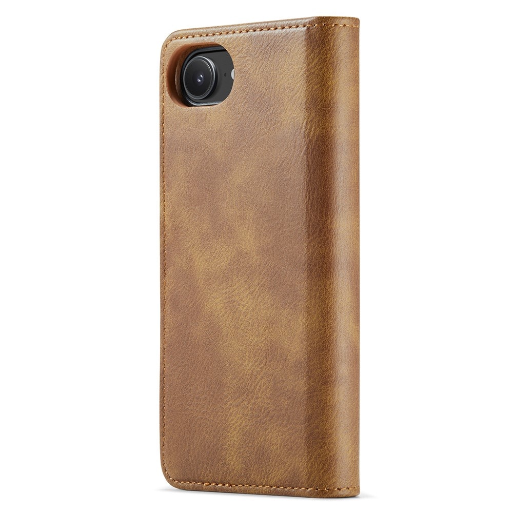 Étui portefeuille Magnet Wallet iPhone 16e, Cognac