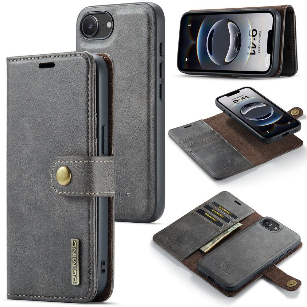 Étui portefeuille Magnet Wallet iPhone 16e, Brown