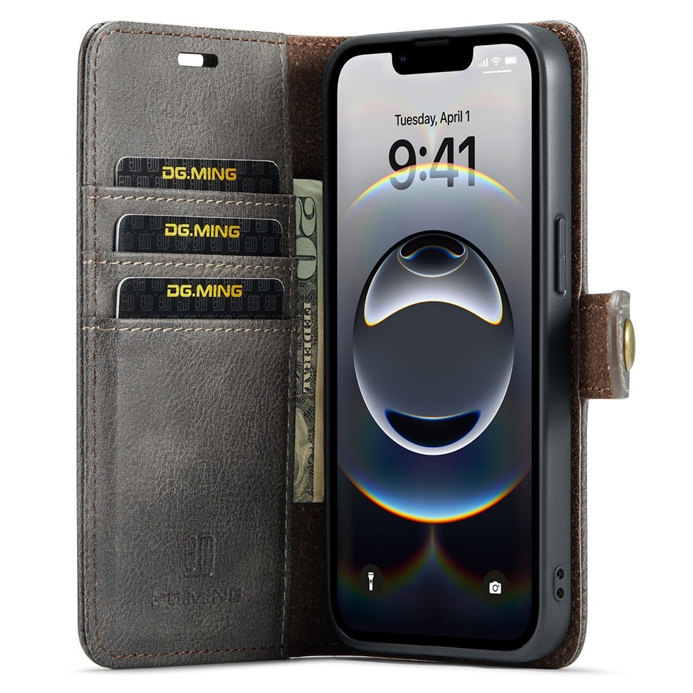 Étui portefeuille Magnet Wallet iPhone 16e, Brown