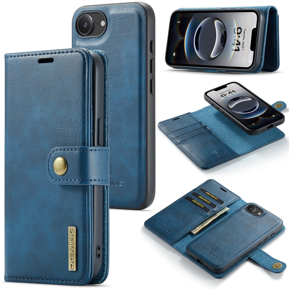 Étui portefeuille Magnet Wallet iPhone 16e, Blue