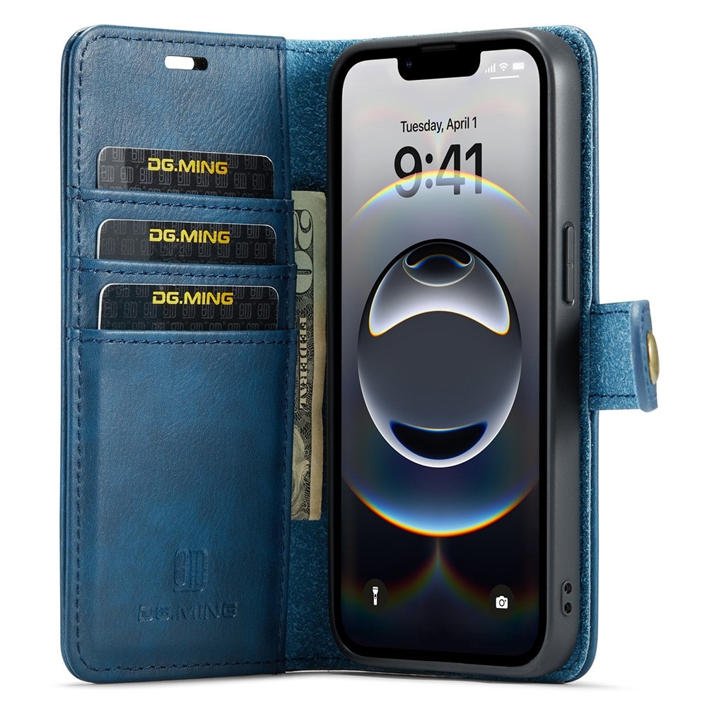 Étui portefeuille Magnet Wallet iPhone 16e, Blue
