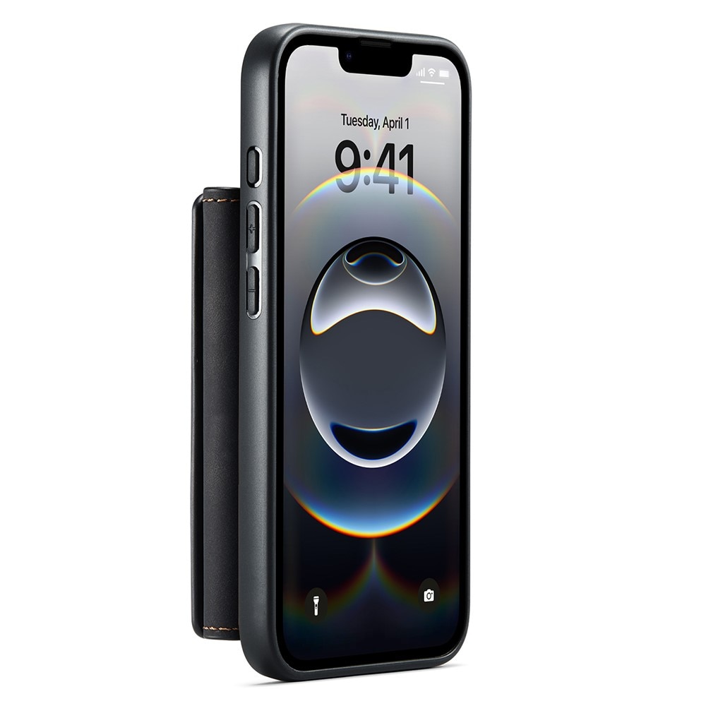 Coque Magnetic Card Slot iPhone 16e, Black