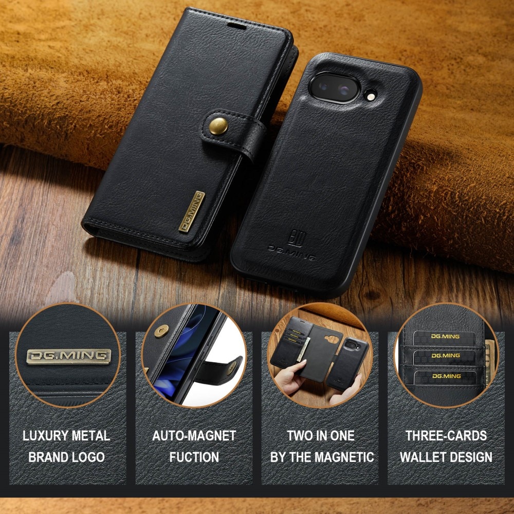 Étui portefeuille Magnet Wallet Google Pixel 9a, Black