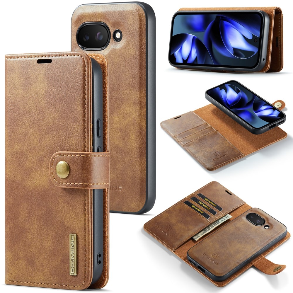 Étui portefeuille Magnet Wallet Google Pixel 9a, Cognac
