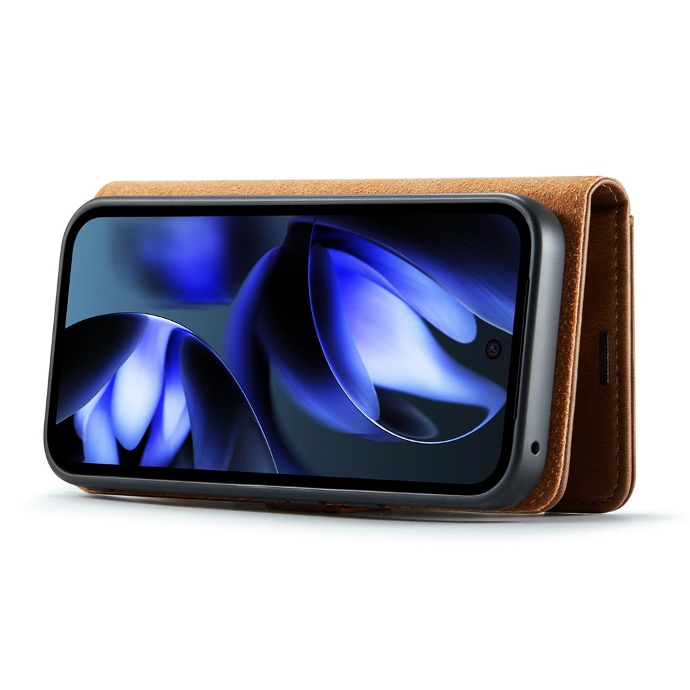 Étui portefeuille Magnet Wallet Google Pixel 9a, Cognac