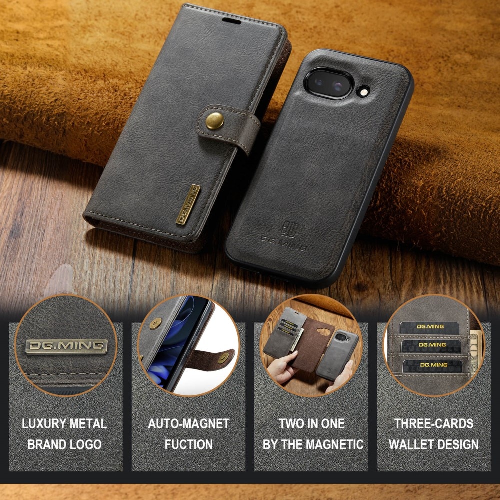 Étui portefeuille Magnet Wallet Google Pixel 9a, Brown