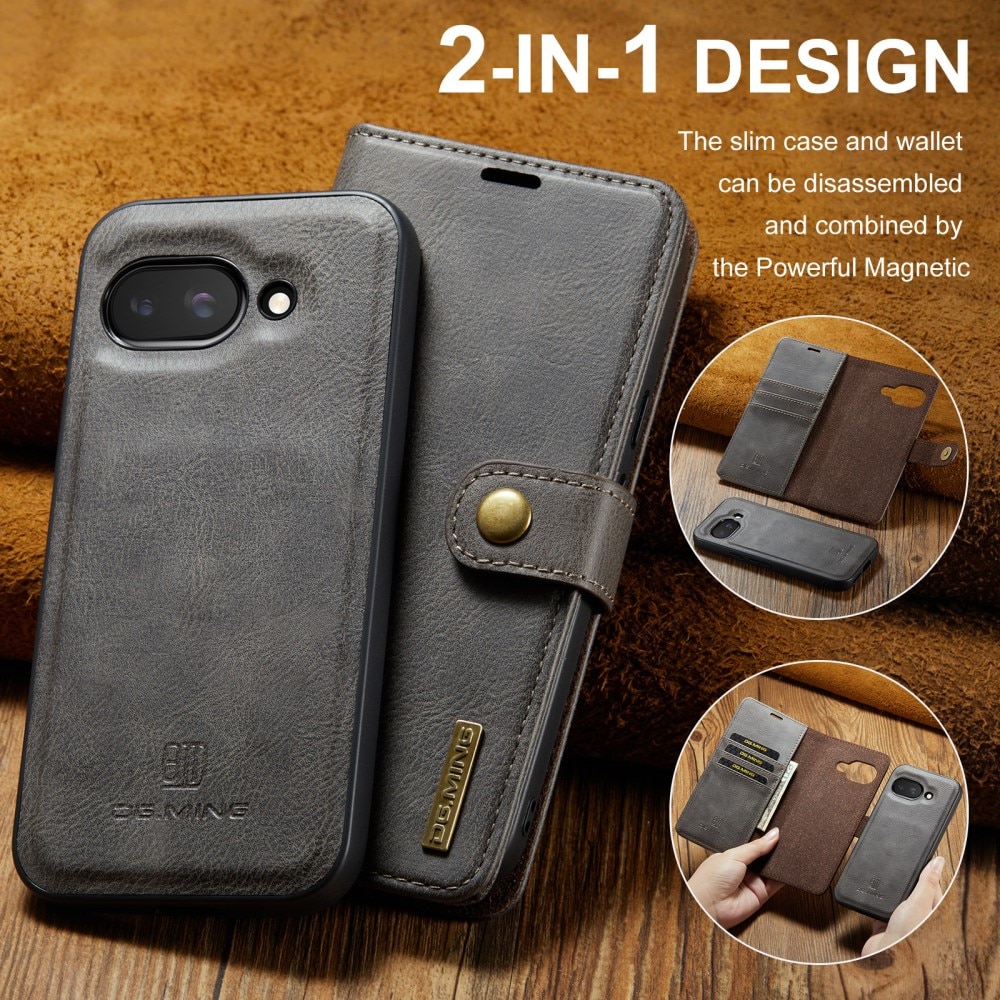 Étui portefeuille Magnet Wallet Google Pixel 9a, Brown
