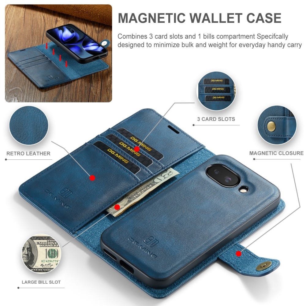 Étui portefeuille Magnet Wallet Google Pixel 9a, Blue