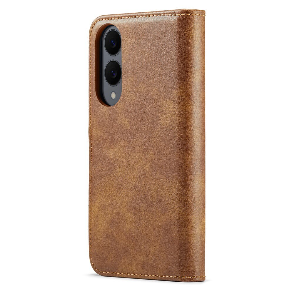 Étui portefeuille Magnet Wallet Samsung Galaxy S25 Edge, Cognac