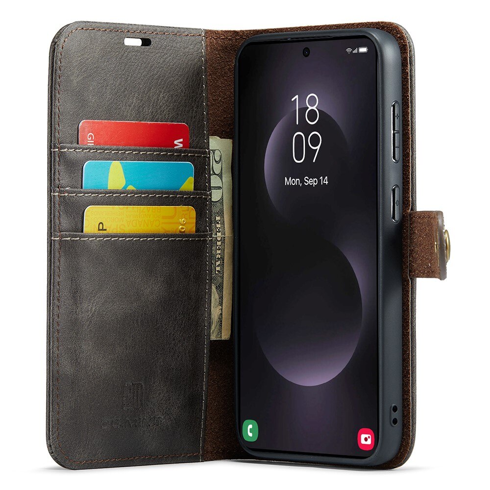Étui portefeuille Magnet Wallet Samsung Galaxy S25 Edge, Brown