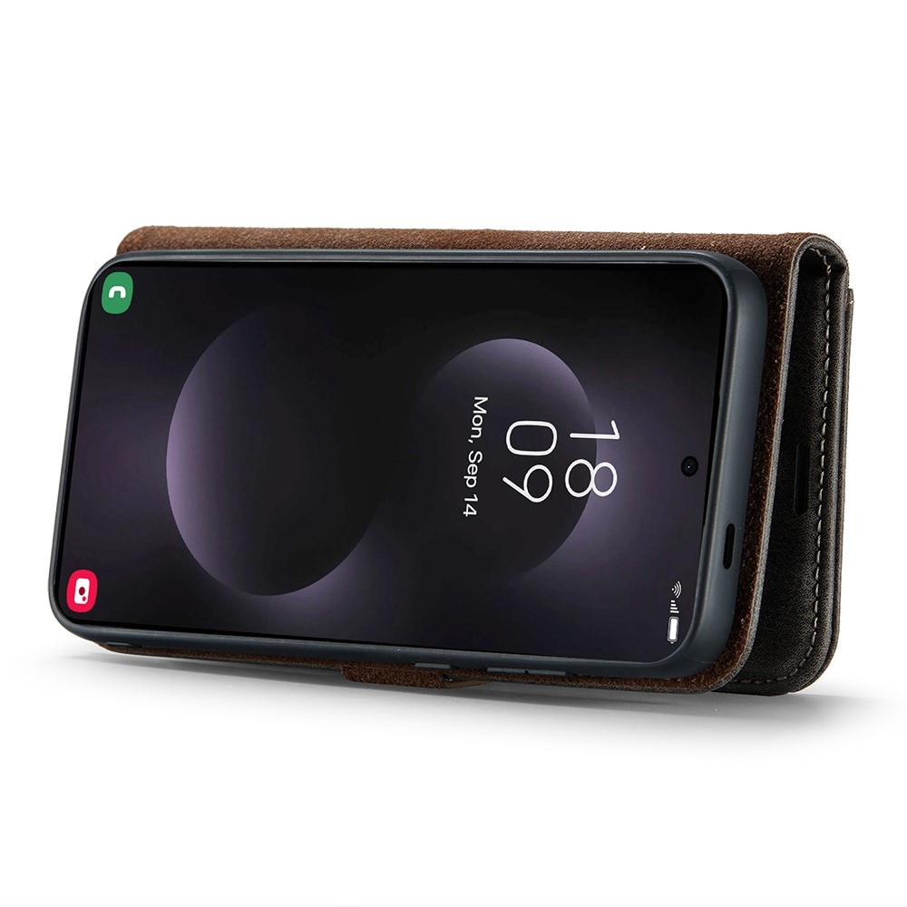 Étui portefeuille Magnet Wallet Samsung Galaxy S25 Edge, Brown