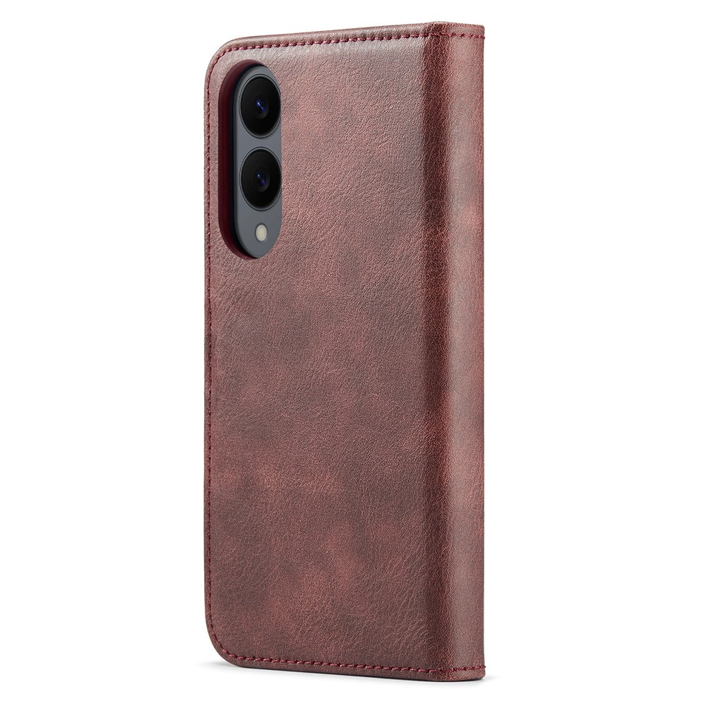 Étui portefeuille Magnet Wallet Samsung Galaxy S25 Edge, Red