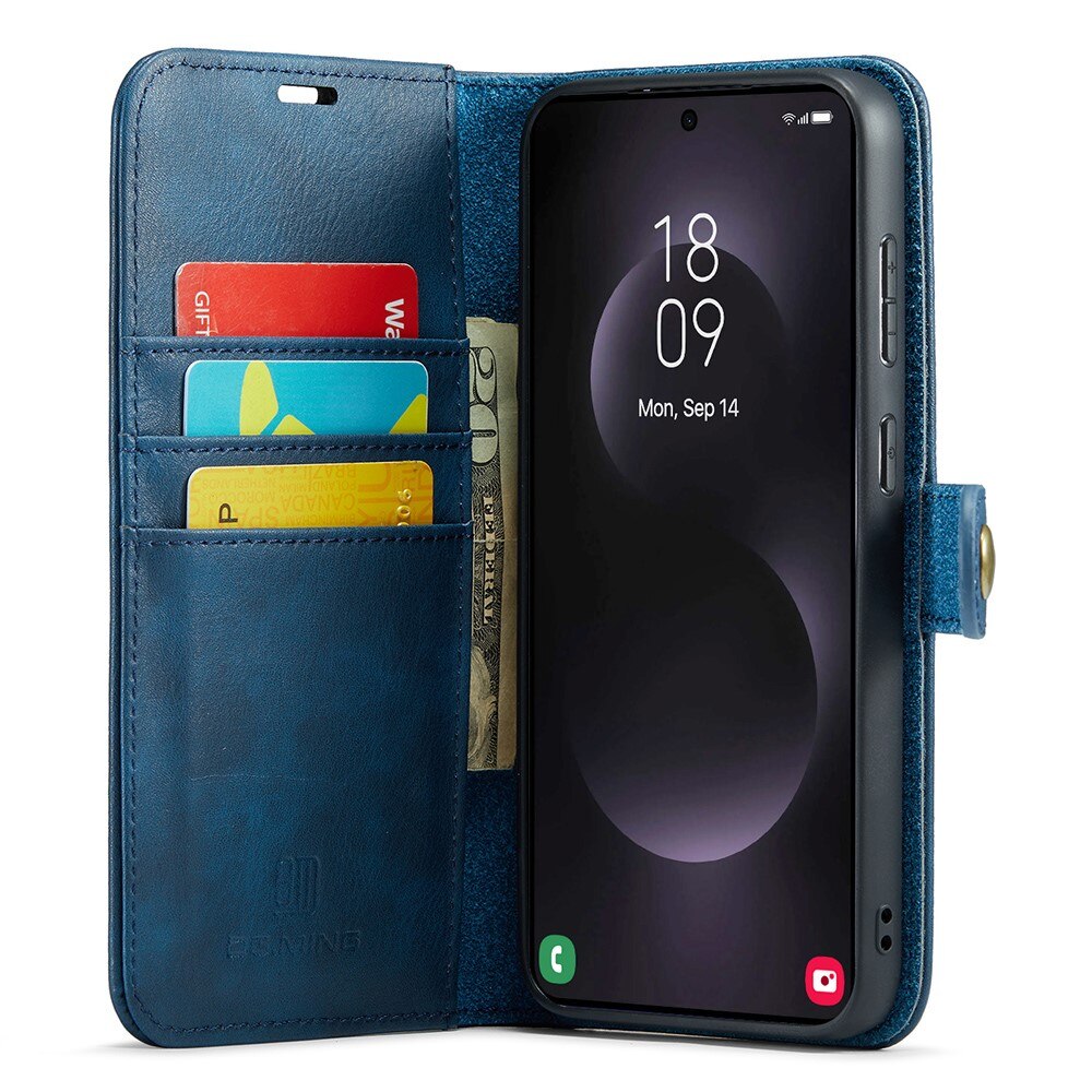 Étui portefeuille Magnet Wallet Samsung Galaxy S25 Edge, Blue