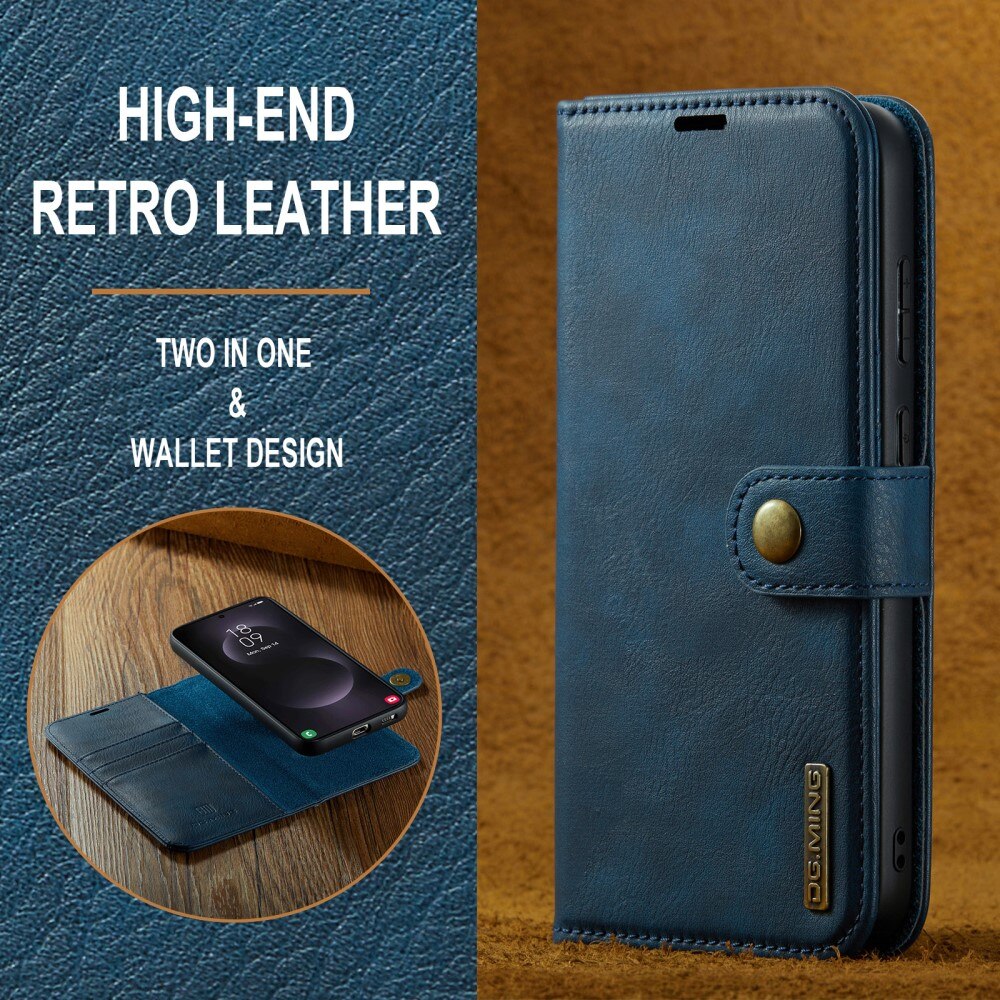 Étui portefeuille Magnet Wallet Samsung Galaxy S25 Edge, Blue