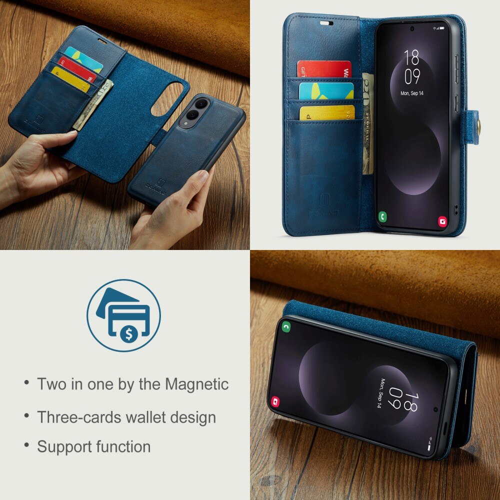 Étui portefeuille Magnet Wallet Samsung Galaxy S25 Edge, Blue