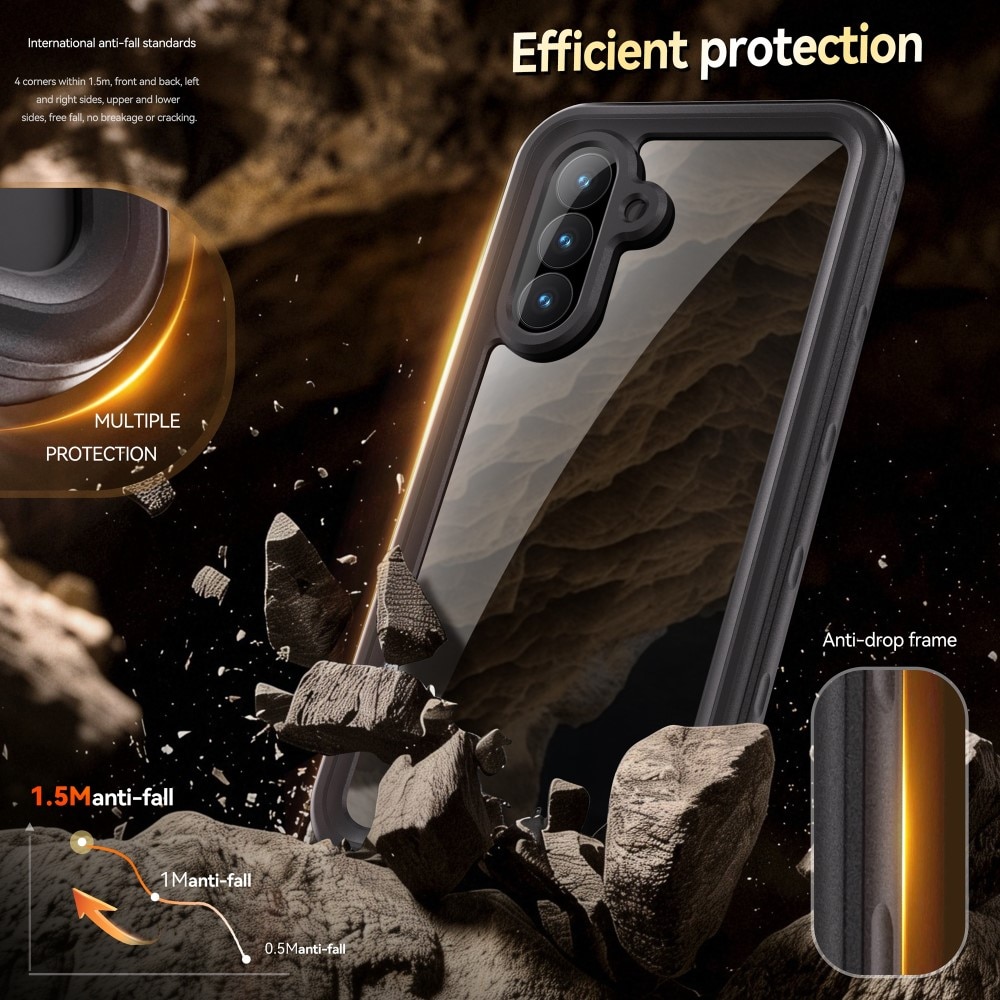Coque étanche Samsung Galaxy A56, transparent