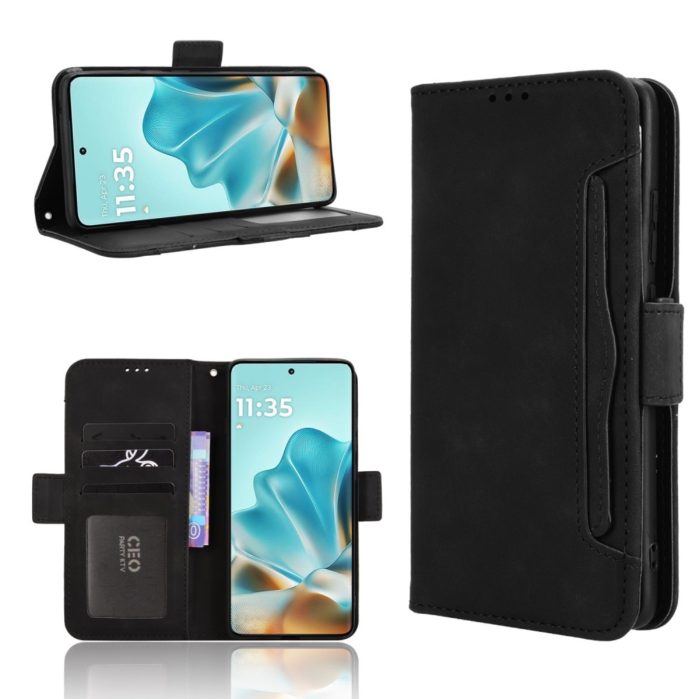 Étui portefeuille Multi Motorola Edge 60 Fusion, noir