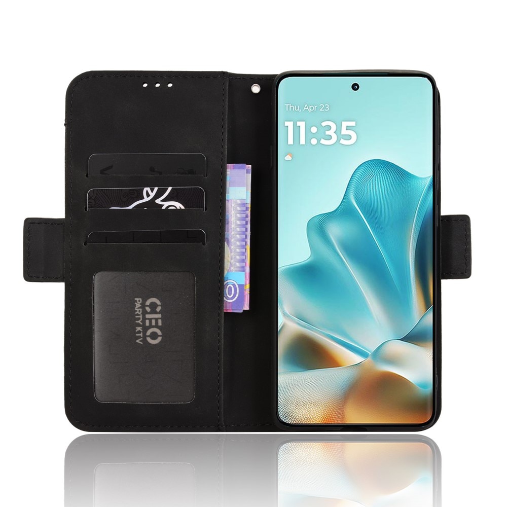 Étui portefeuille Multi Motorola Edge 60 Fusion, noir