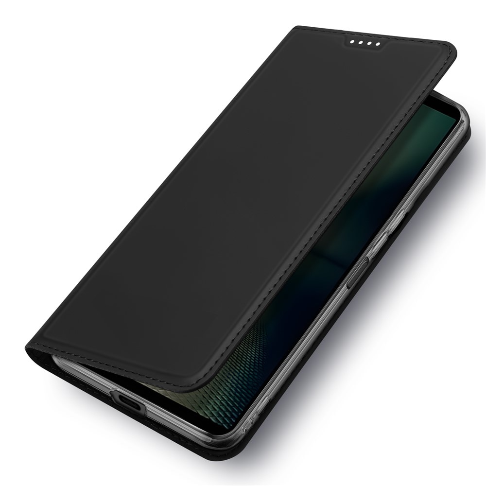 Étui portefeuille Skin Pro Series Sony Xperia 1 VII, Noir