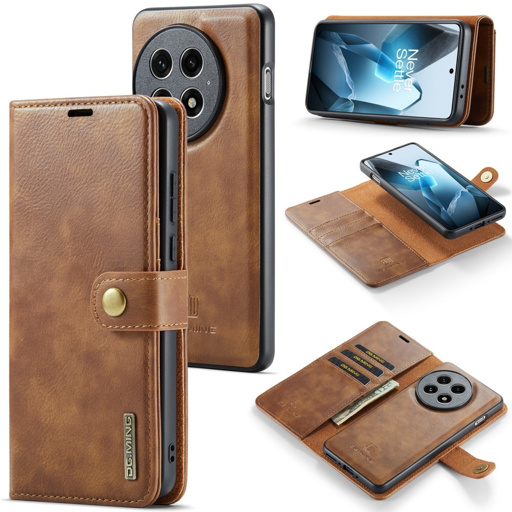 Étui portefeuille Magnet Wallet  OnePlus 13, Cognac