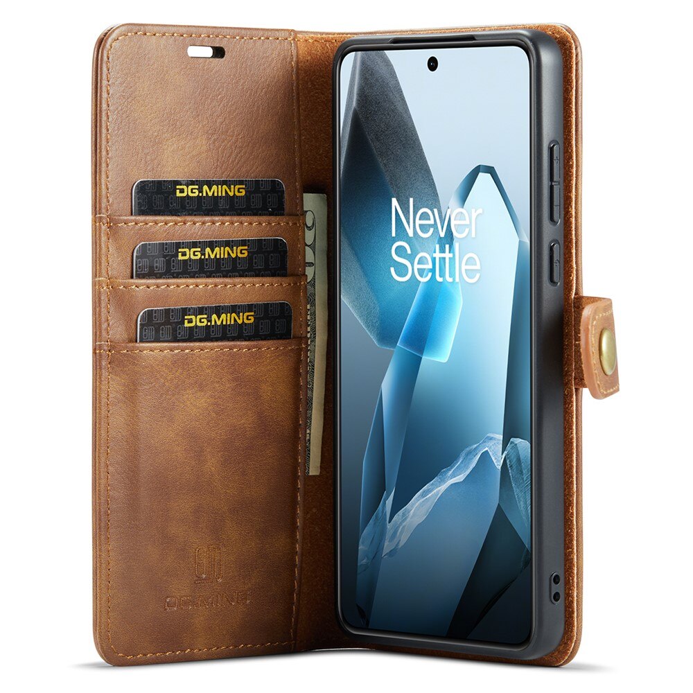 Étui portefeuille Magnet Wallet  OnePlus 13, Cognac