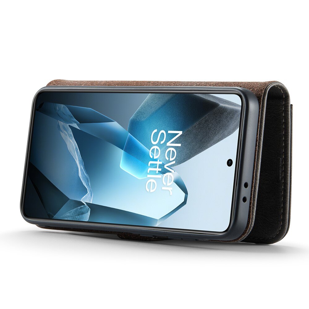 Étui portefeuille Magnet Wallet  OnePlus 13, Brown