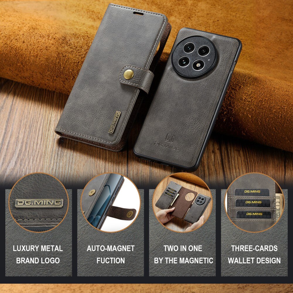 Étui portefeuille Magnet Wallet  OnePlus 13, Brown