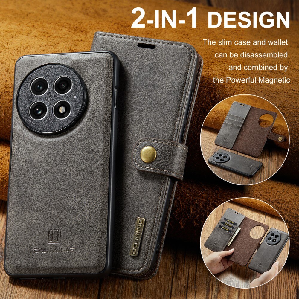 Étui portefeuille Magnet Wallet  OnePlus 13, Brown