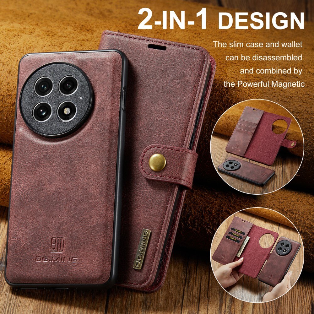 Étui portefeuille Magnet Wallet  OnePlus 13, Red