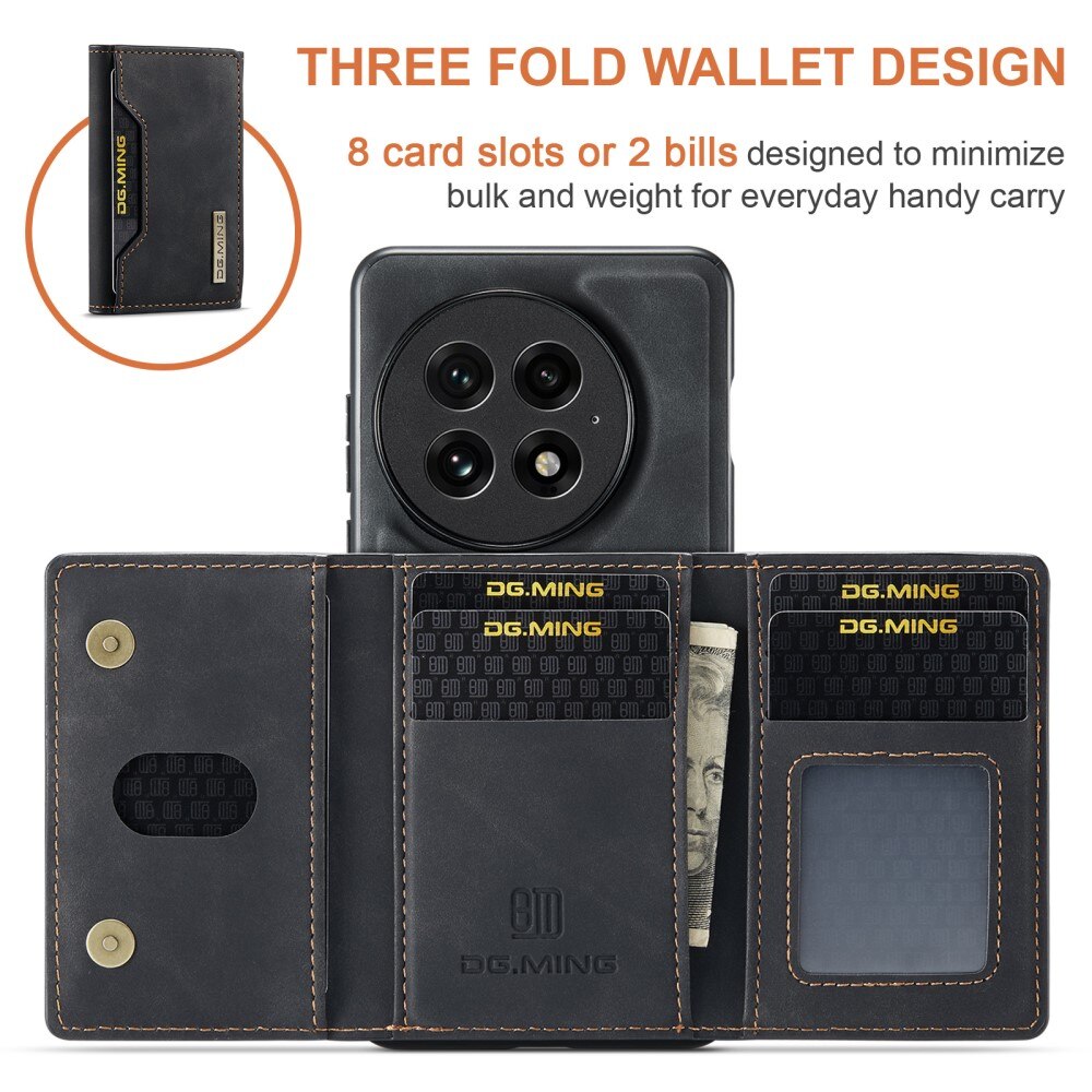 Coque Magnetic Card Slot  OnePlus 13, Black