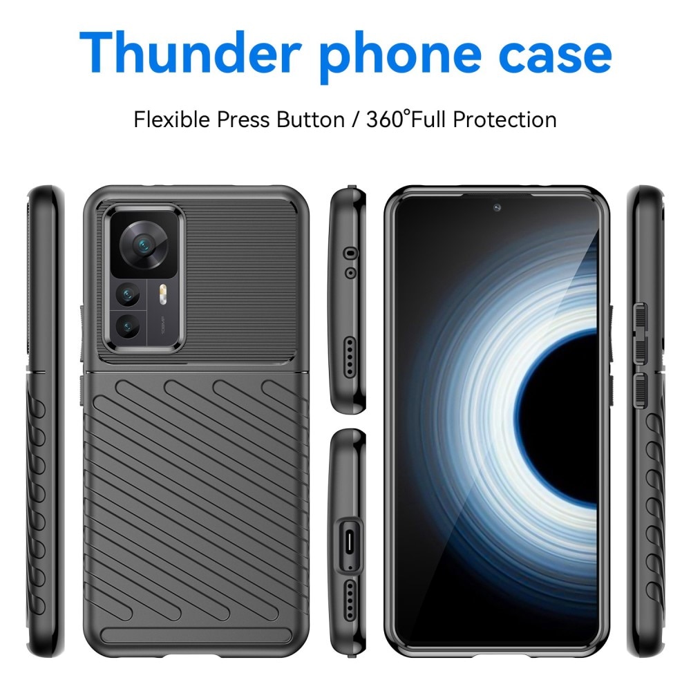 Coque Thunder TPU Xiaomi 12T/12T Pro Noir