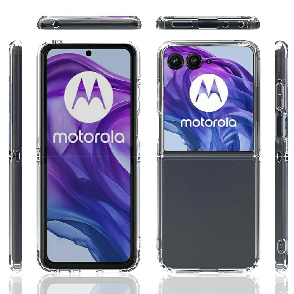 Coque hybride pour Motorola Razr 60 Ultra, Transparent