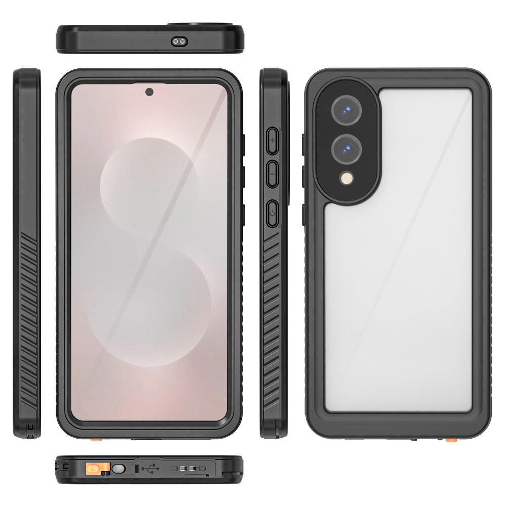 Coque étanche Samsung Galaxy S25 Edge, transparent