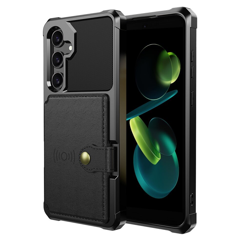 Coque porte-cartes Tough Multi-slot Samsung Galaxy A56, Noir