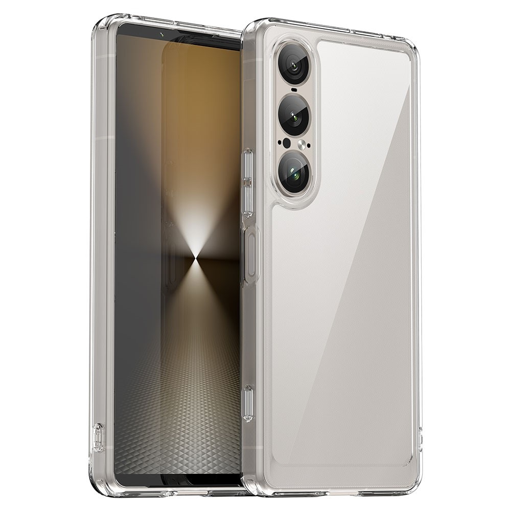 Coque hybride pour Sony Xperia 1 VII, transparent