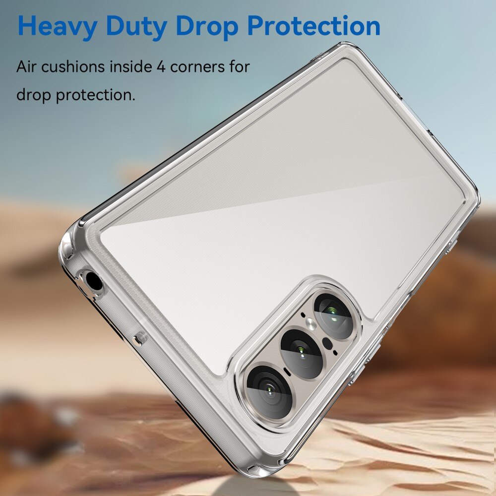 Coque hybride pour Sony Xperia 1 VII, Transparent