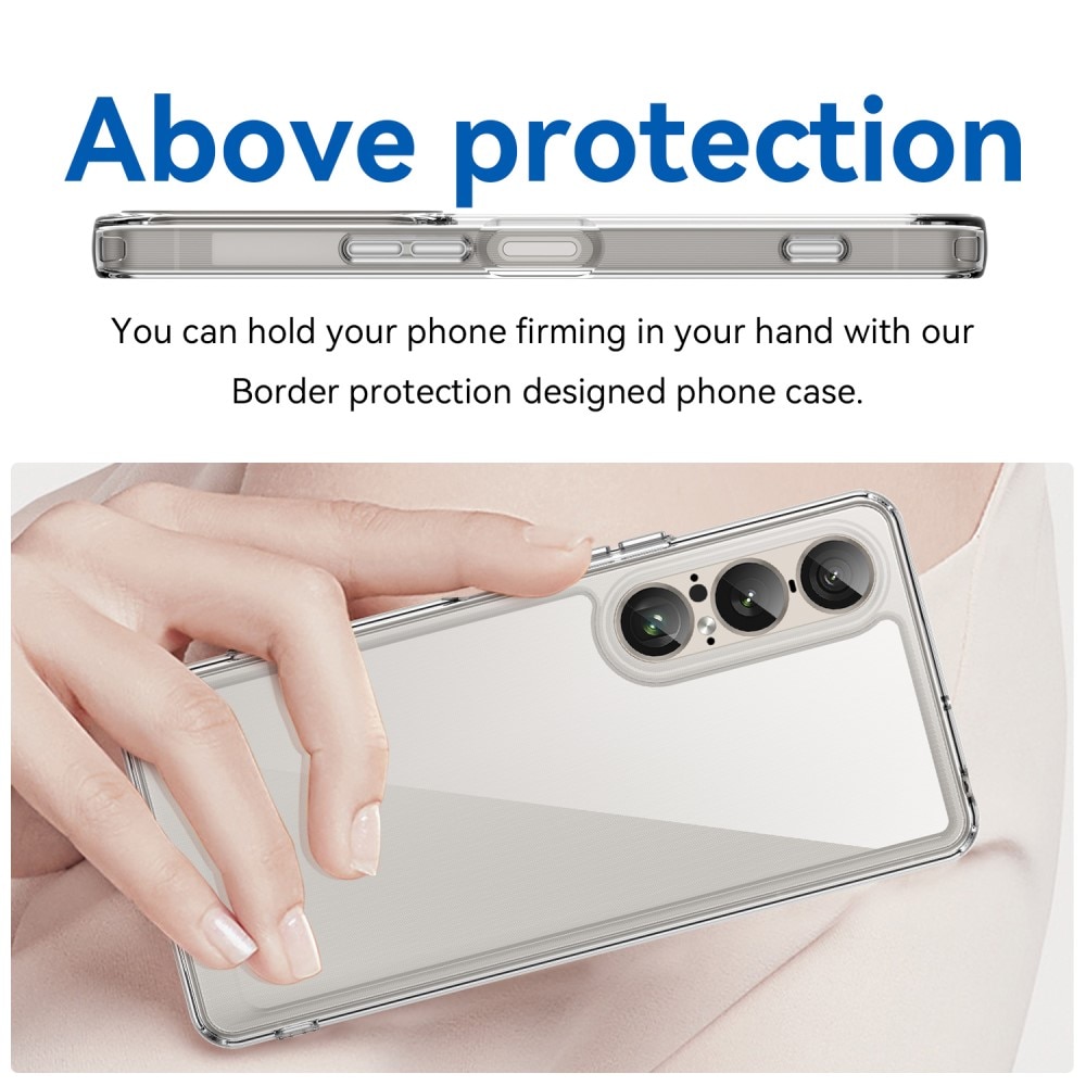 Coque hybride pour Sony Xperia 1 VII, Transparent
