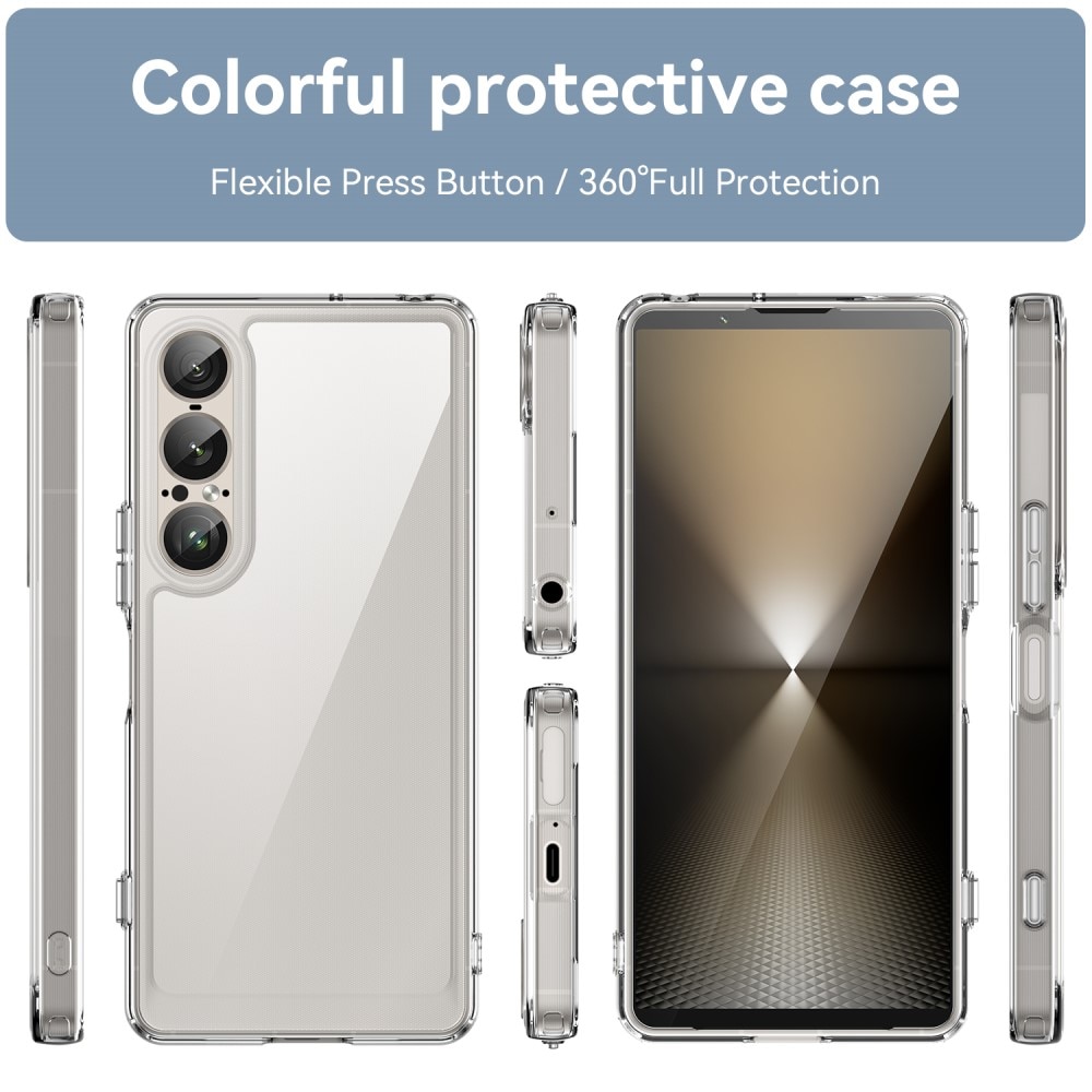 Coque hybride pour Sony Xperia 1 VII, Transparent