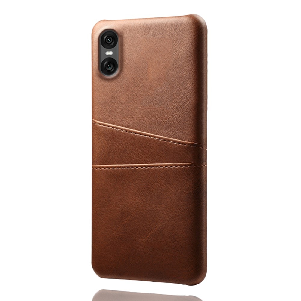 Coque Card Slots Sony Xperia 10 VII, Marron
