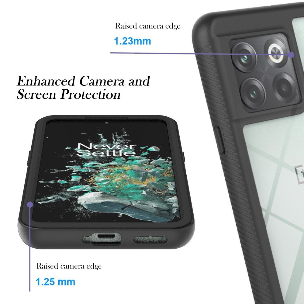 Coque de couverture complète  OnePlus 10T, Noir