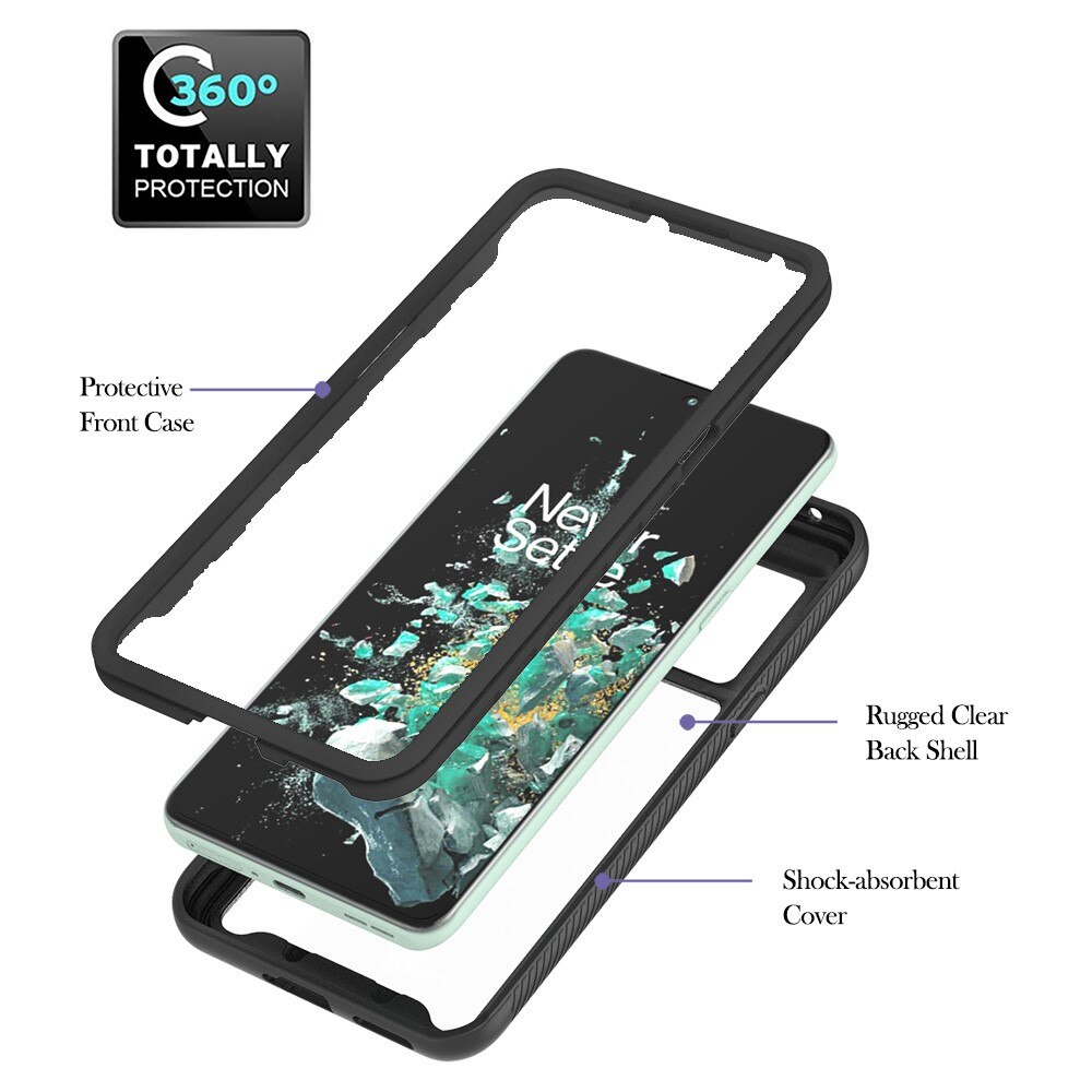 Coque de couverture complète  OnePlus 10T, Noir